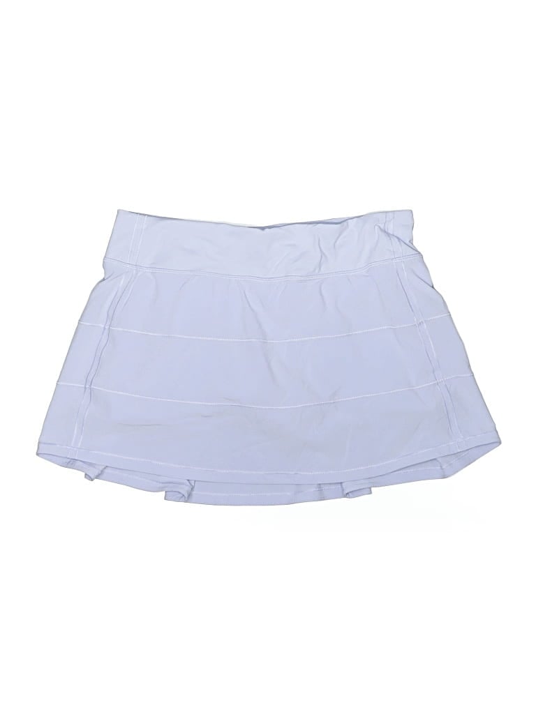 Pre-owned Lululemon Athletica Active Skort In Blue