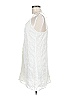 Lavender Brown 100% Polyester White Cocktail Dress Size M - photo 5