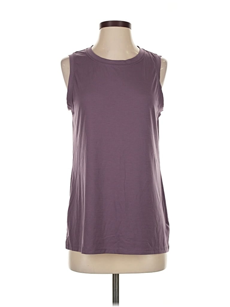 Pre-owned Athleta Sleeveless T-shirt In Purple