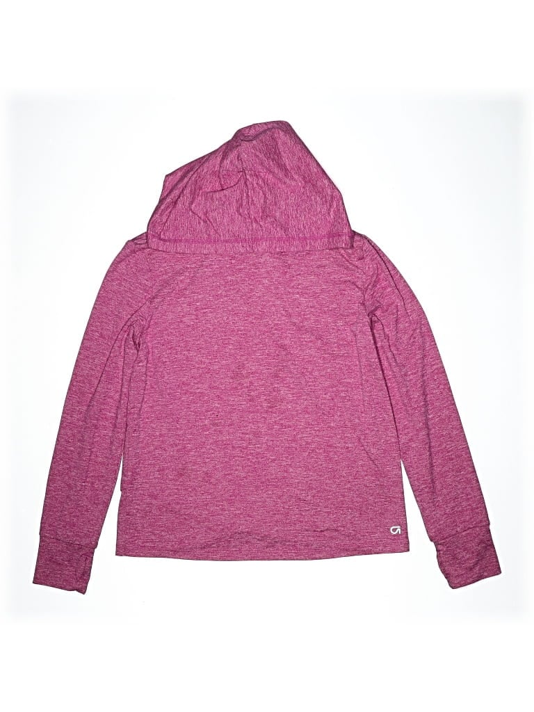 Pre-owned Gap Fit Kids' Pullover Hoodie In Pink