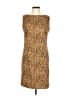 DressBarn Animal Print Brown Cocktail Dress Size 10 - photo 1
