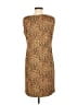 DressBarn Animal Print Brown Cocktail Dress Size 10 - photo 2