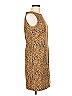 DressBarn Animal Print Brown Cocktail Dress Size 10 - photo 4