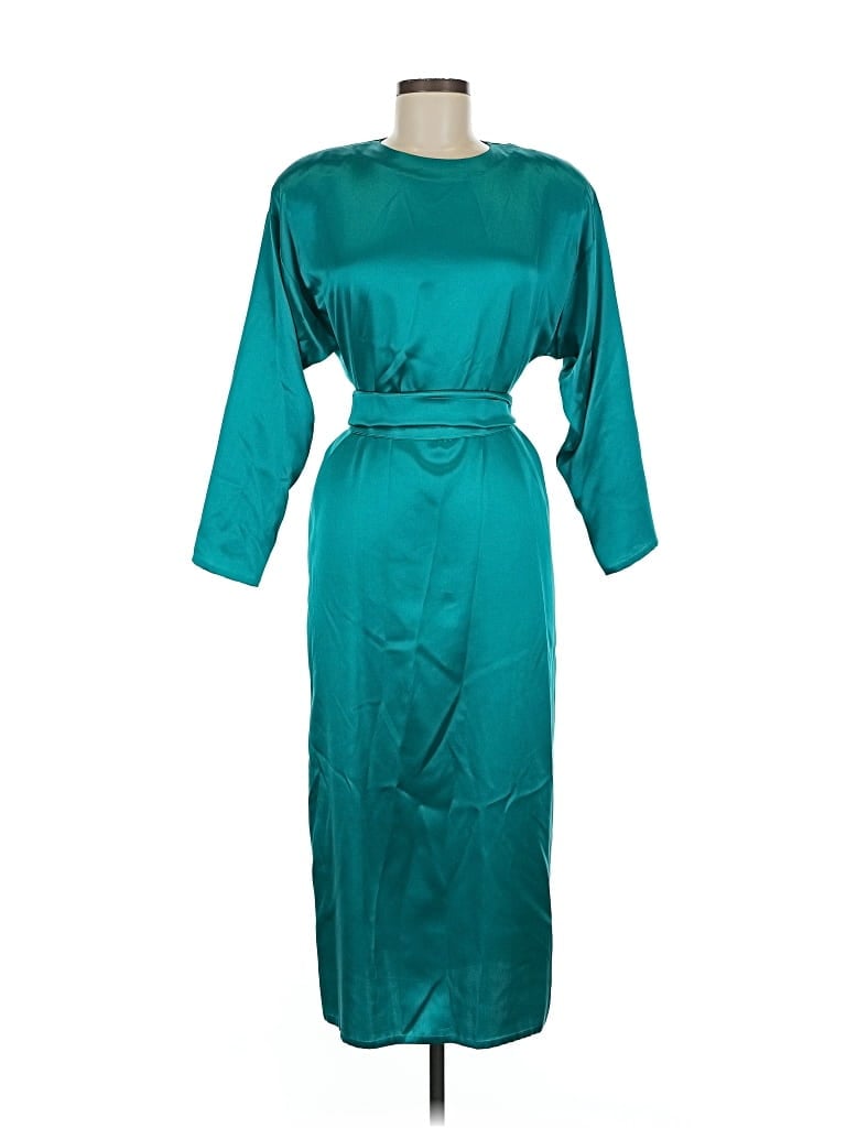 Pre-owned Assorted Brands Cocktail Dress In Blue