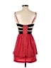 Bebe 100% Polyester Solid Red Cocktail Dress Size XXS - photo 2