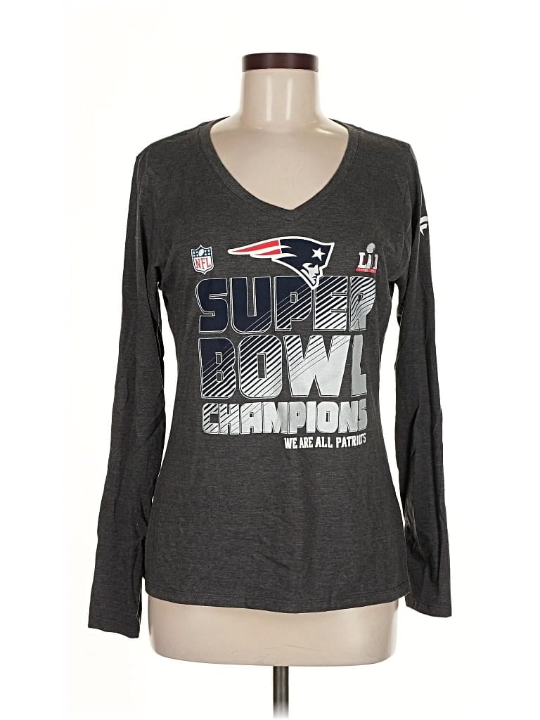 Pre-owned Fanatics Long Sleeve T-shirt In Gray