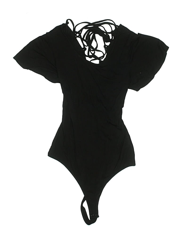 Pre-owned Assorted Brands Bodysuit In Black