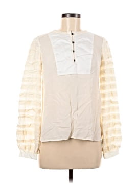 Tory Burch Long Sleeve Silk Top