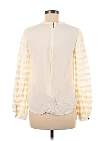 Tory Burch Long Sleeve Silk Top (view 2)