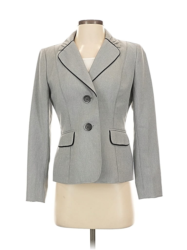 Pre-owned Le Suit Blazer Jacket In Gray
