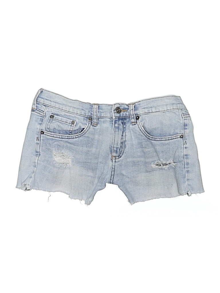 Pre-owned Just Usa Denim Shorts In Blue