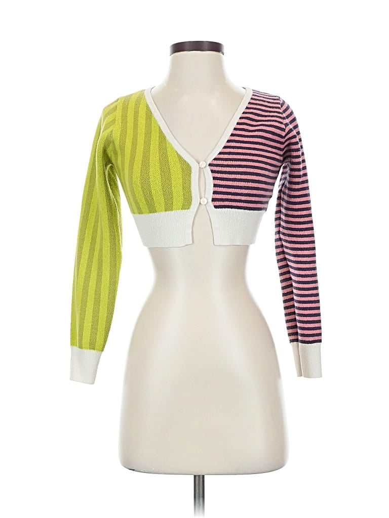 Pre-owned Wild Fable Cardigan Sweater In Green