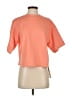 Monrow 100% Cotton Orange Cardigan Size XS - photo 1