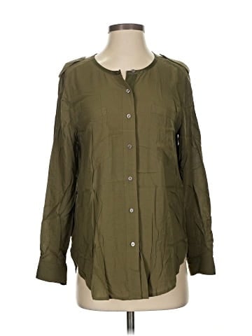 Club Monaco 3/4 Sleeve Button-Down Shirt (view 1)