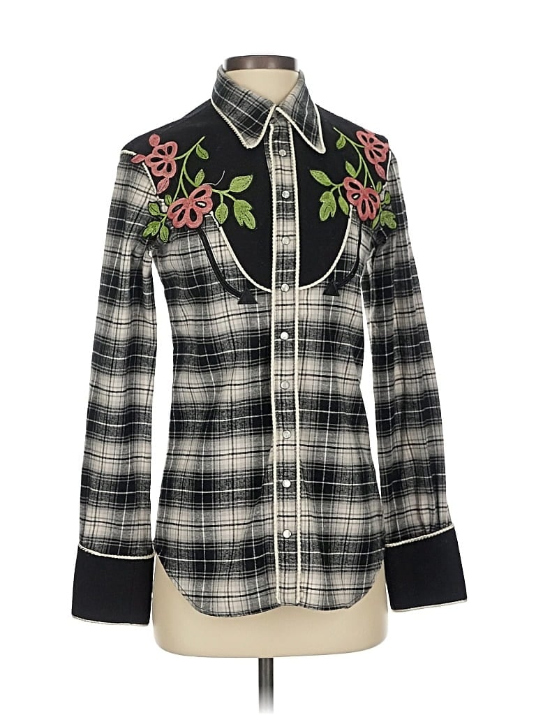 Pre-owned Dsquared2 Long Sleeve Blouse In Black