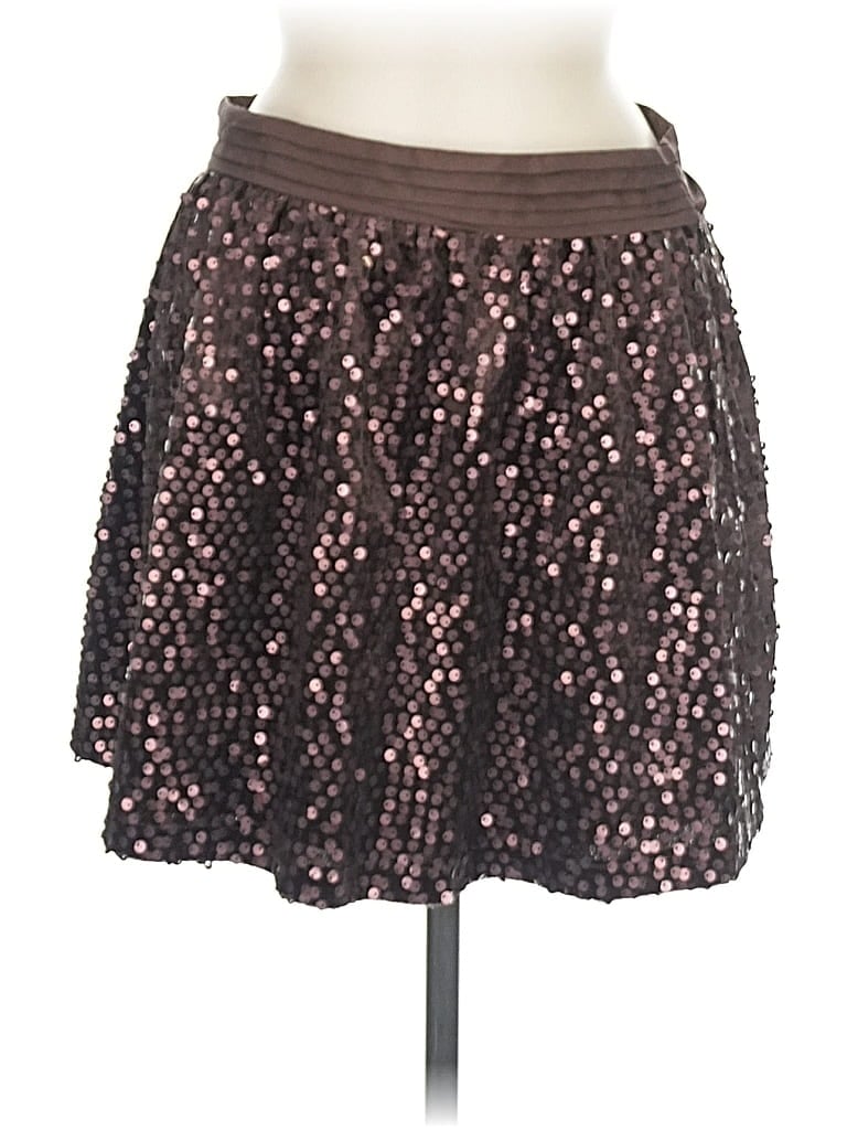 Pre-owned Unbranded Casual Skirt In Brown