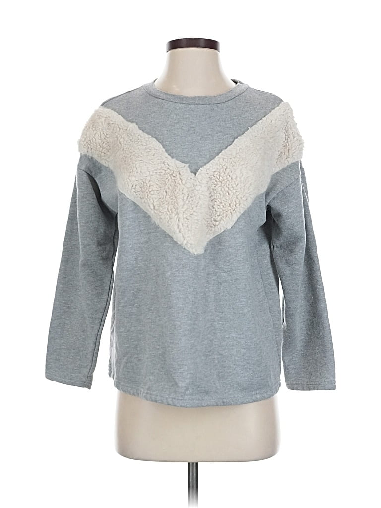 Pre-owned For The Republic Sweatshirt In Gray