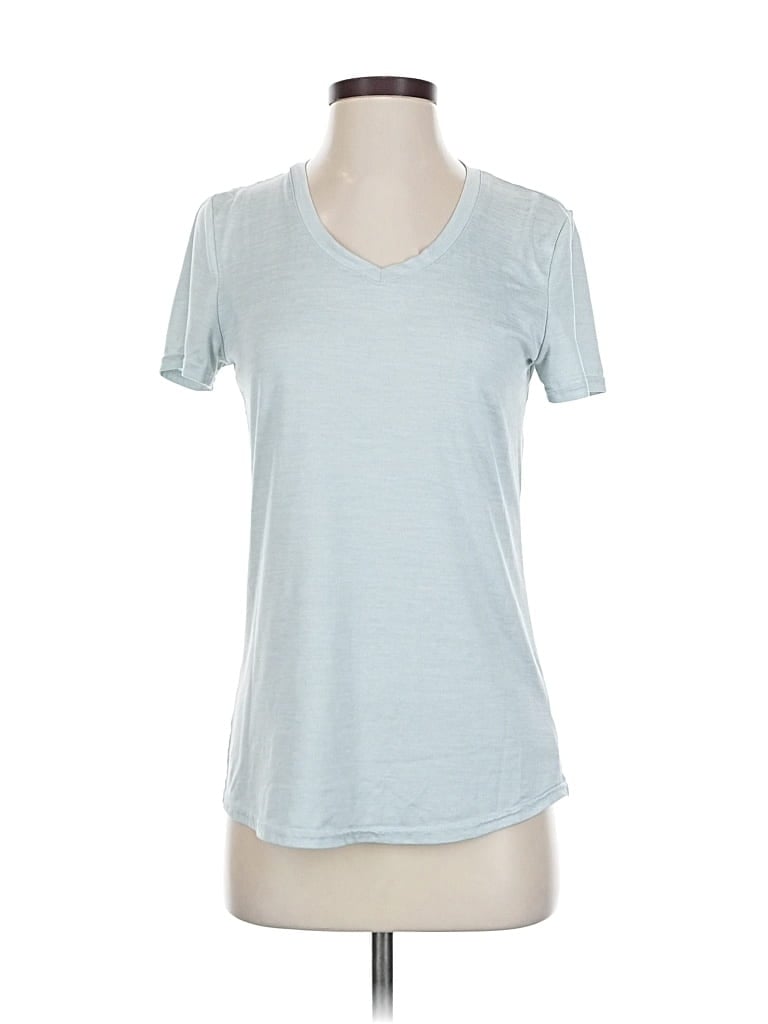 Pre-owned Danskin Short Sleeve T-shirt In Blue