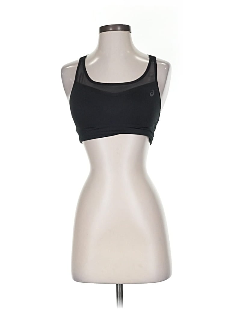Pre-owned Asics Sports Bra In Black