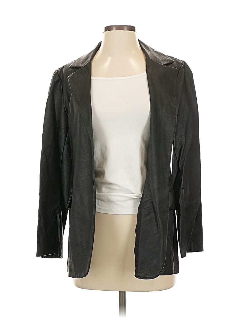 Pre-owned Prettylittlething Blazer Jacket In Gray