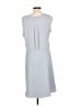 Drew 100% Polyester Solid Gray Casual Dress Size L - photo 2
