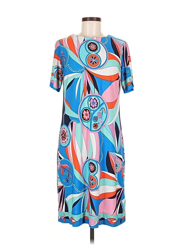 Pre-owned Donna Morgan Casual Dress In Blue