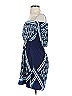 Express Graphic Blue Cocktail Dress Size XS - photo 5