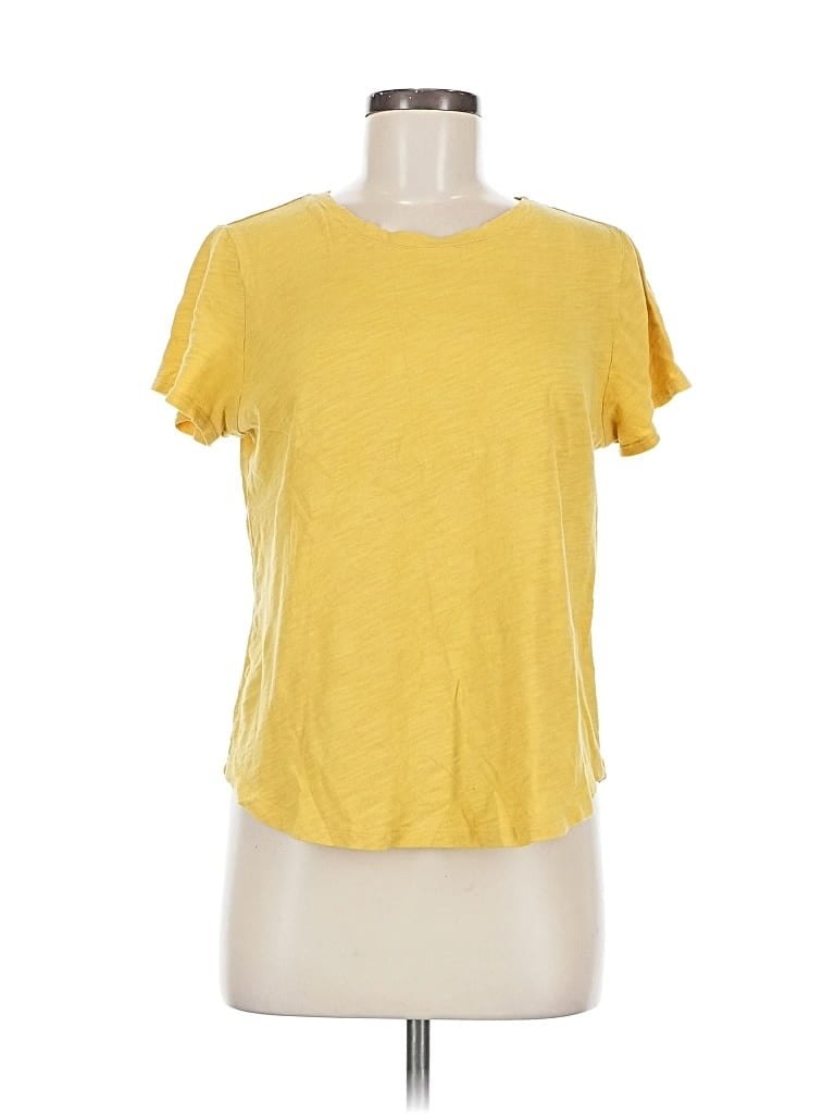 Pre-owned Old Navy Short Sleeve T-shirt In Yellow