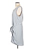 Drew 100% Polyester Solid Gray Casual Dress Size L - photo 5