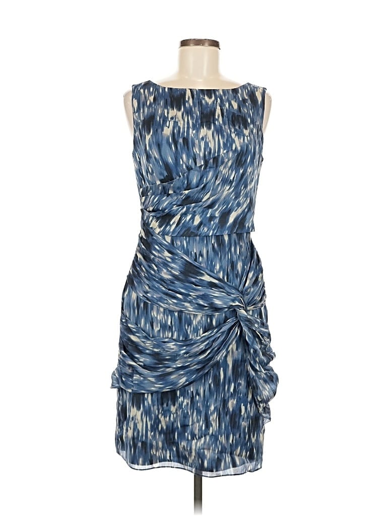 Pre-owned Ann Taylor Cocktail Dress In Blue