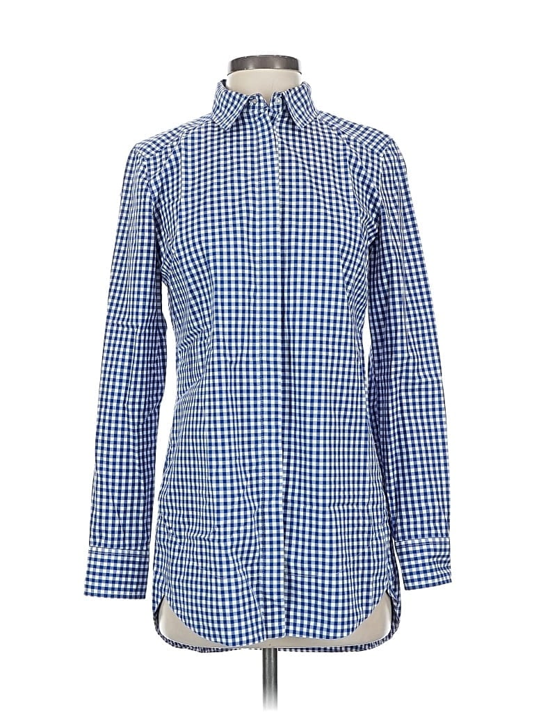 Pre-owned Tyler Boe Long Sleeve Button Down Shirt In Blue