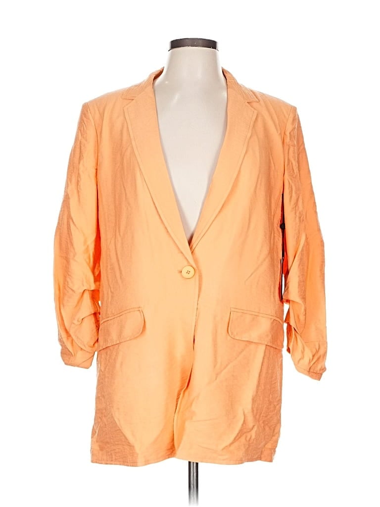 Dkny Blazer Jacket In Orange