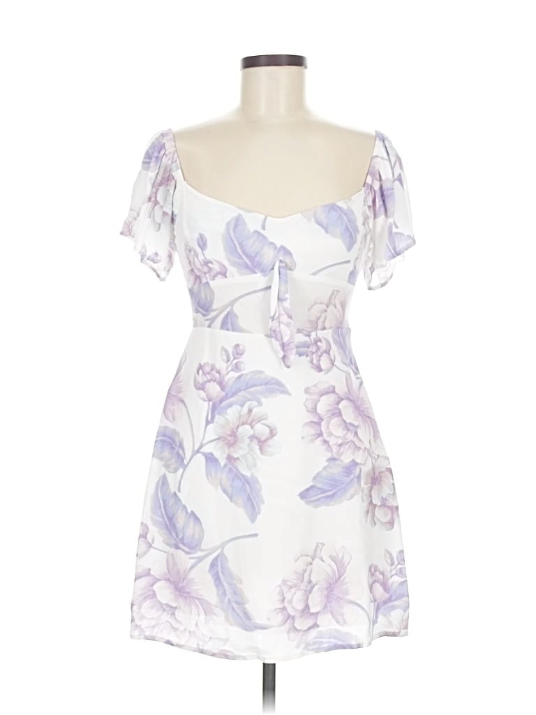 Pre-owned Forever 21 Cocktail Dress In White