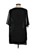 Tildon 100% Polyester Black Short Sleeve Blouse Size S - photo 2