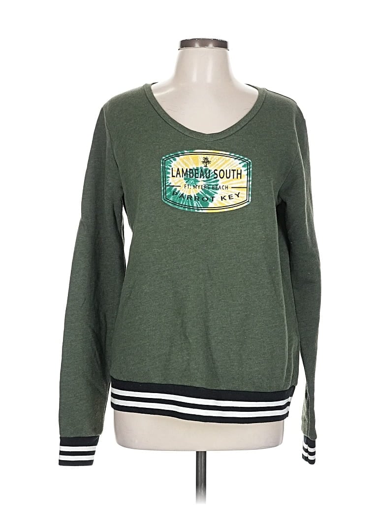 Pre-owned Blue 84 Pullover Sweater In Green