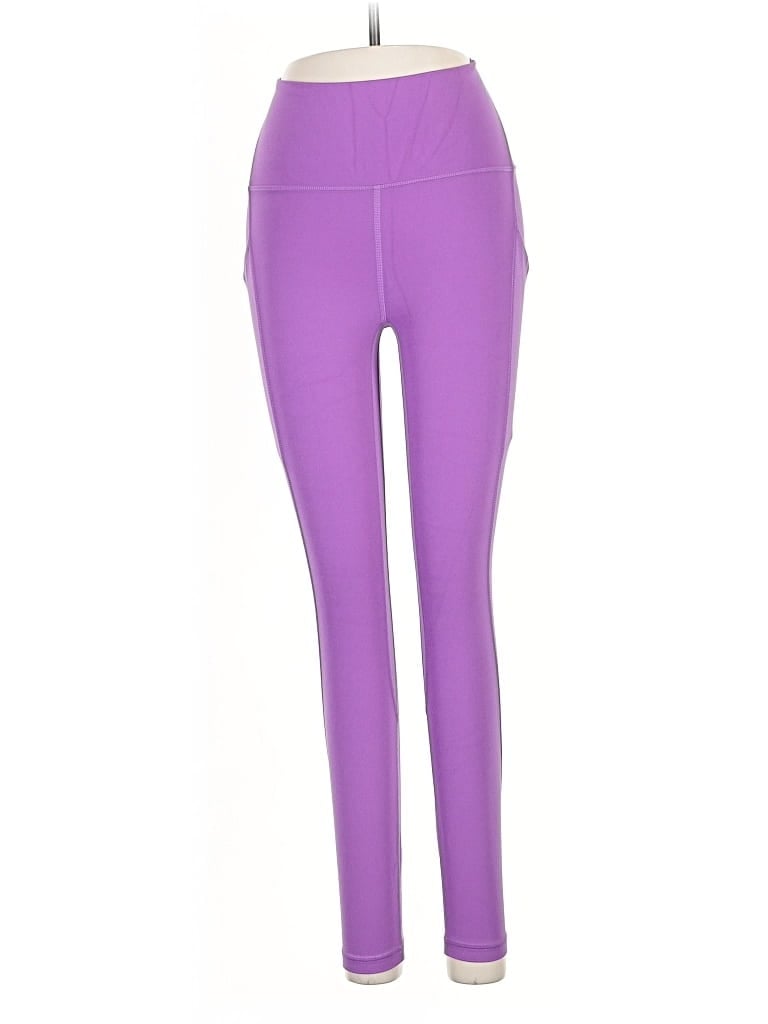 Pre-owned Lululemon Athletica Active Pants In Purple