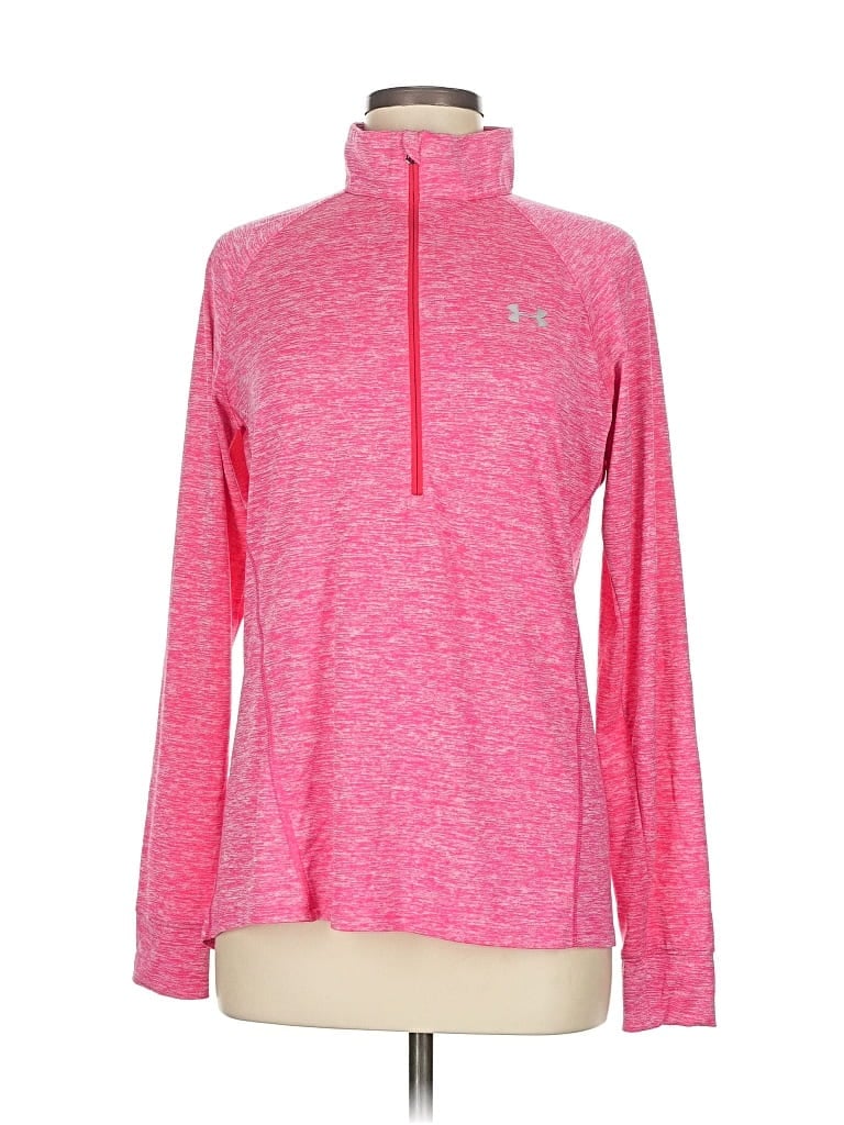 Pre-owned Under Armour Track Jacket In Pink