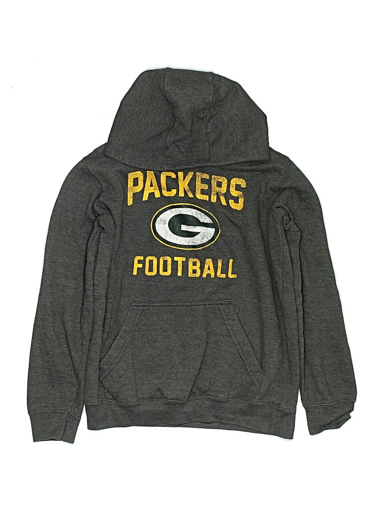 Pre-owned Nfl Kids' Pullover Hoodie In Gray