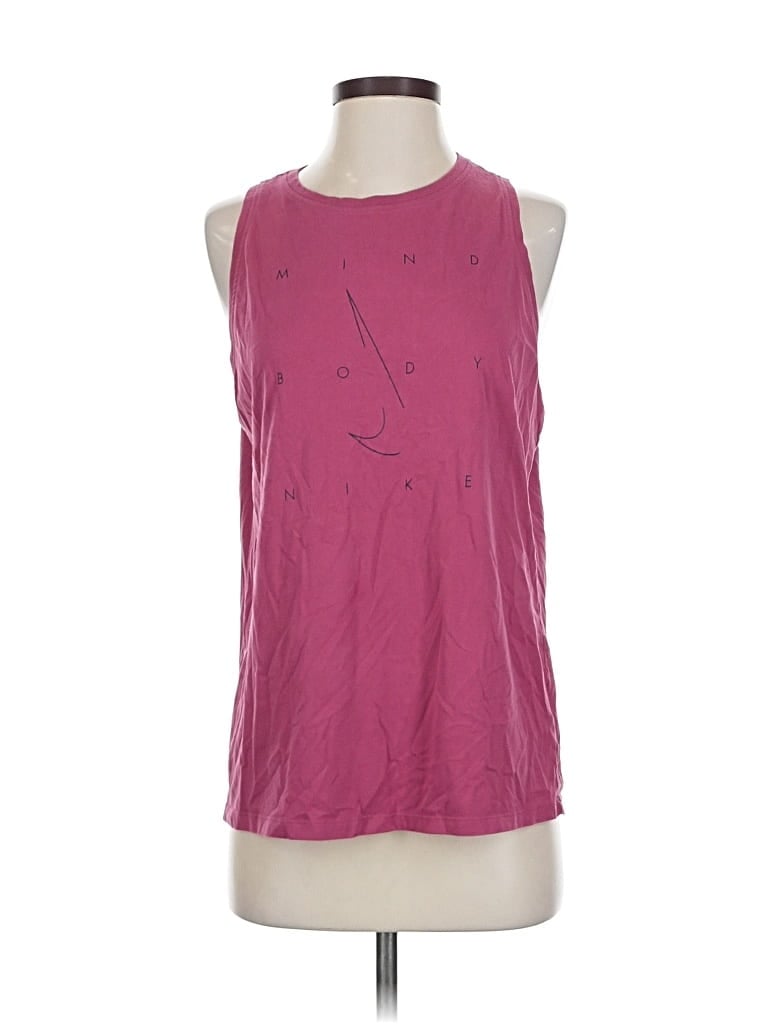 Pre-owned Nike Sleeveless T-shirt In Pink