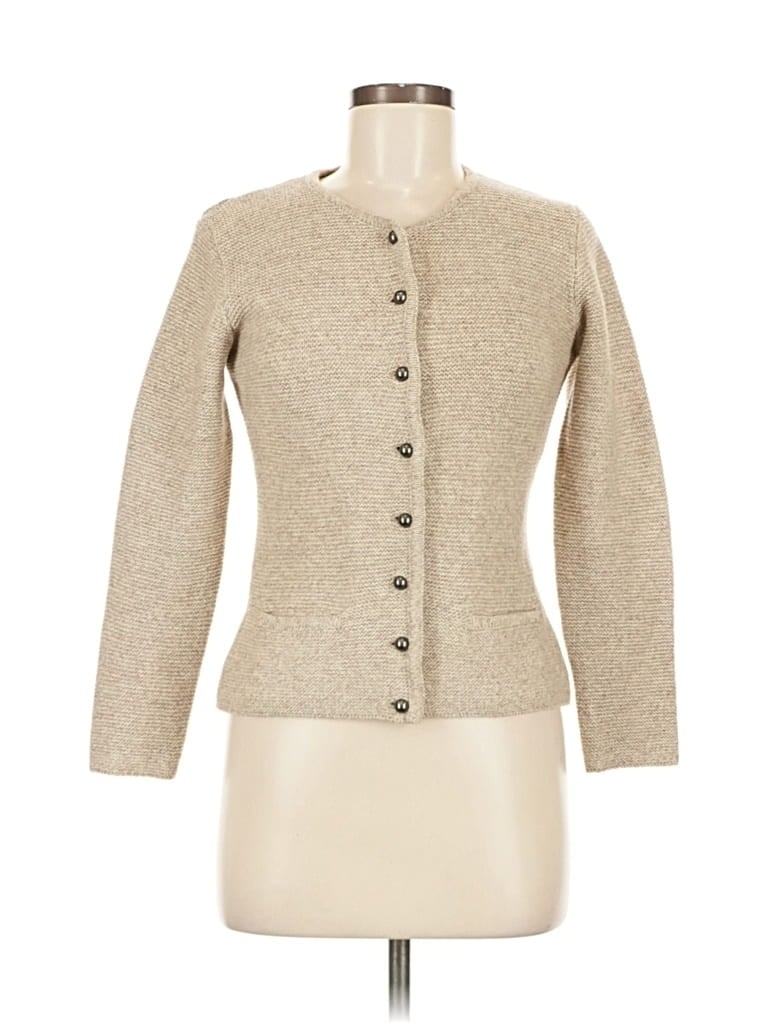 Pre-owned Unbranded Cardigan Sweater In Brown