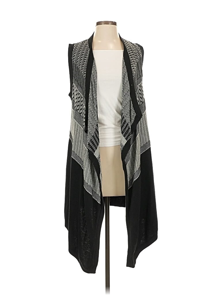 Pre-owned Banana Republic Factory Store Cardigan Sweater In Black