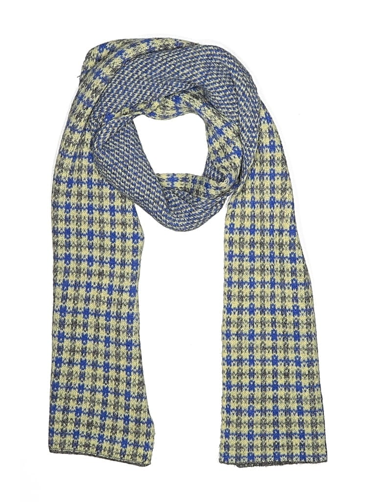Pre-owned Assorted Brands Scarf In Blue