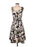 Vanessa Virginia 100% Polyester Graphic Blue Cocktail Dress Size 2 - photo 2