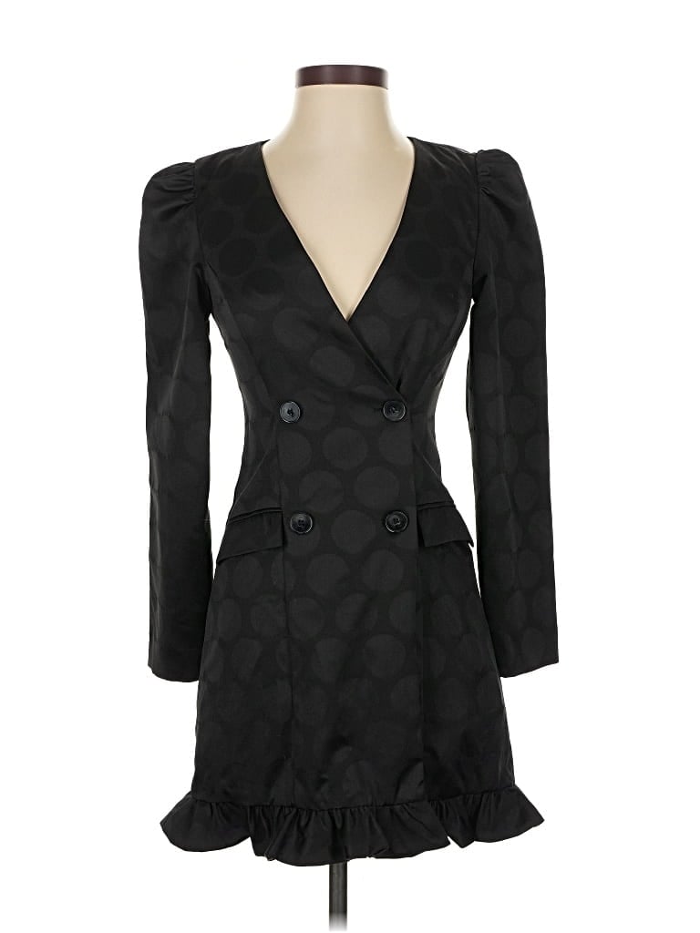 Pre-owned Zara Blazer Jacket In Black