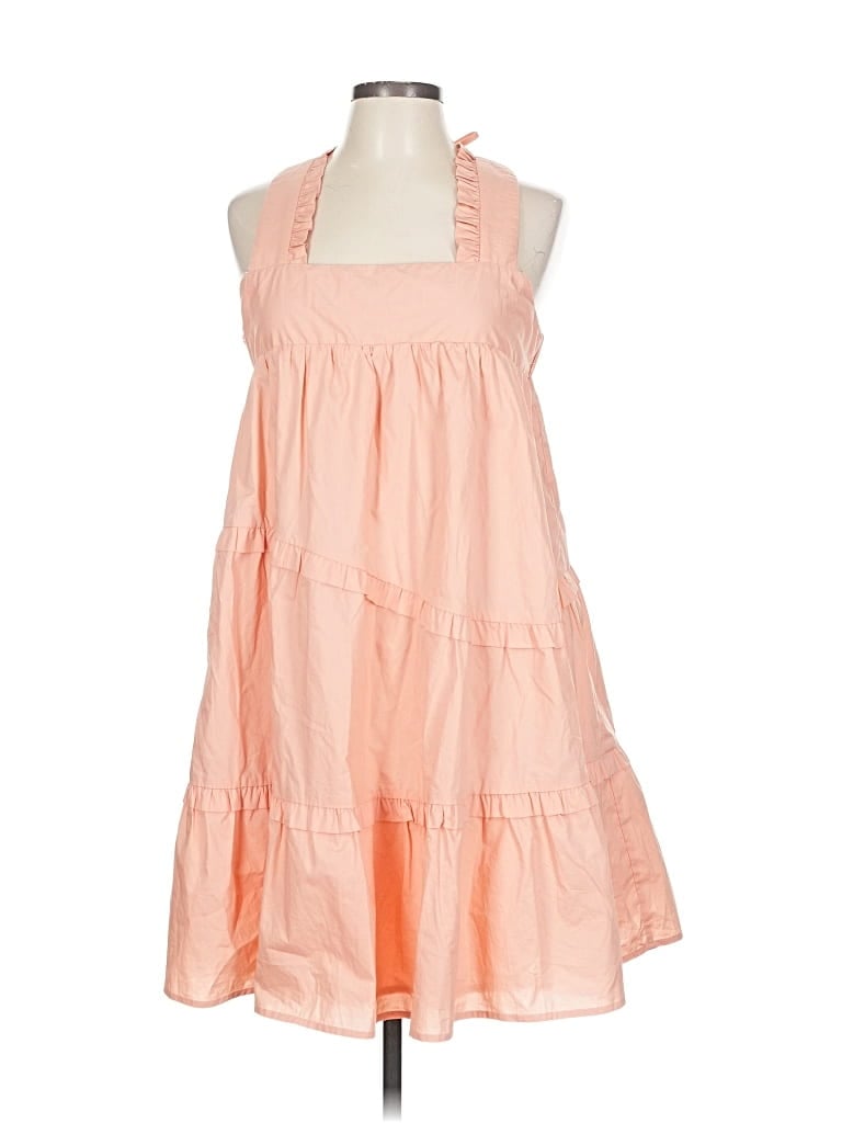 Pre-owned En Saison Casual Dress In Orange
