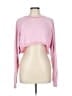Unbranded Solid Pink Sweatshirt Size Lg - XL - photo 1
