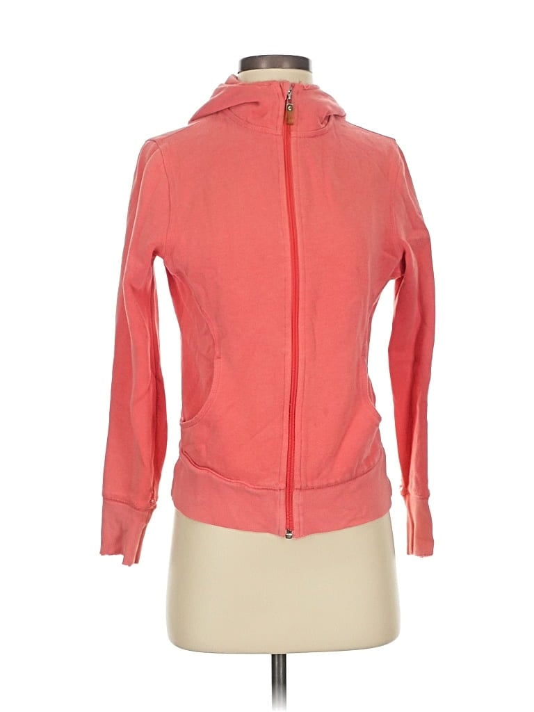 Pre-owned Assorted Brands Zip Up Hoodie In Pink