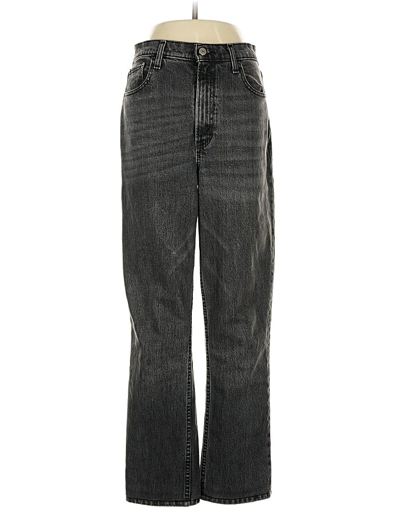 Pre-owned Abercrombie & Fitch Jeans In Gray