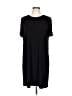 MICHAEL Michael Kors Solid Black Casual Dress Size L - photo 1