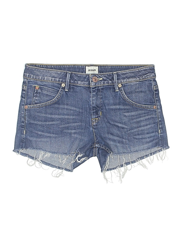Pre-owned Hudson Denim Shorts In Blue